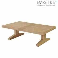 Outdoor Loungetisch Aus Teakholz - 140x80cm - Max&Luuk - Bruce Loungetisch