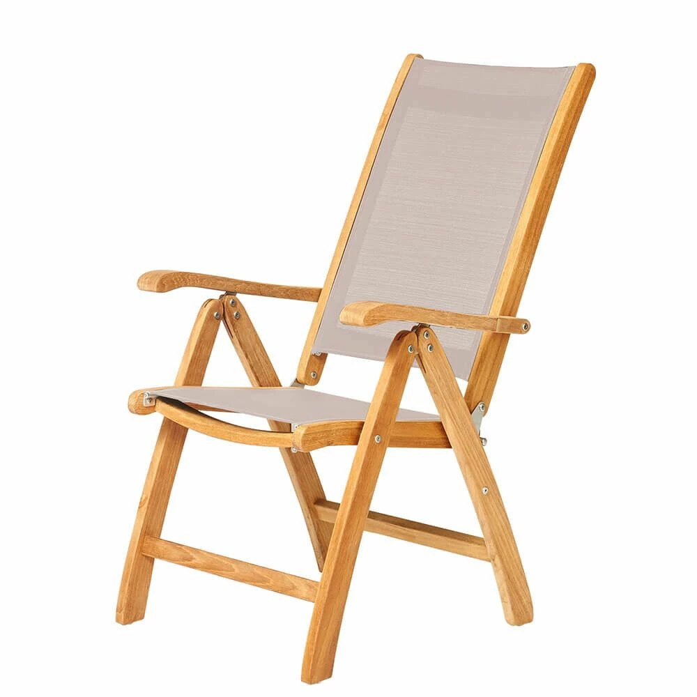 Pflegeleichter Garten Hochlehner Aus Teakholz & Textilene - Harriett Hochlehner 3 Pflegeleichter Garten Hochlehner Aus Teakholz & Textilene - Harriett Hochlehner