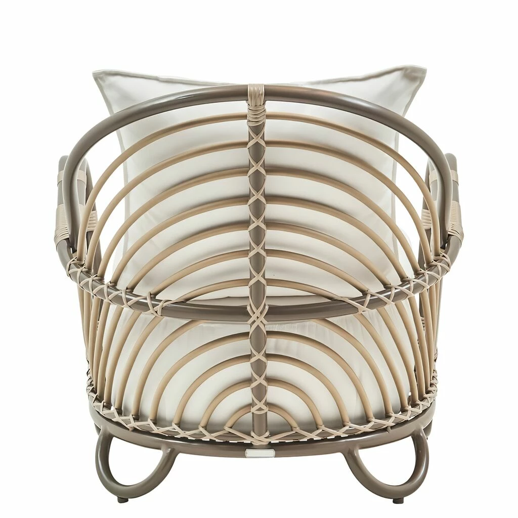 Pflegeleichter Moccafarbener Outdoor Sessel Aus Aluminium - Loungesessel Blenda 5 Pflegeleichter Moccafarbener Outdoor Sessel Aus Aluminium - Loungesessel Blenda – Bild 3