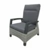 Polyrattan Gartensessel In Grau Mit Verstellbarer Lehne Und Polster - Sessel Thula -GARTENTRAUM Verkäufe polyrattan gartensessel in grau mit verstellbarer lehne und polster sessel thula
