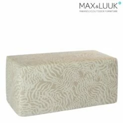 Quaderförmiger Sitzhocker Aus Wetterfesten Materialien Von Max & Luuk - Ian Hocker