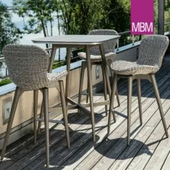 Quadratischer Bar-Tisch Für Den Garten Aus Resysta Von MBM - Bar Tisch Iconic -GARTENTRAUM Verkäufe quadratischer bar tisch fuer den garten aus resysta von mbm bar tisch iconic2