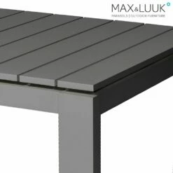Quadratischer Gartentisch Aus Aluminium 80x80cm - Grau/weiß - Max&Luuk - Morris Tisch -GARTENTRAUM Verkäufe quadratischer gartentisch aus aluminium 80x80cm grau weiss max luuk morris tisch2
