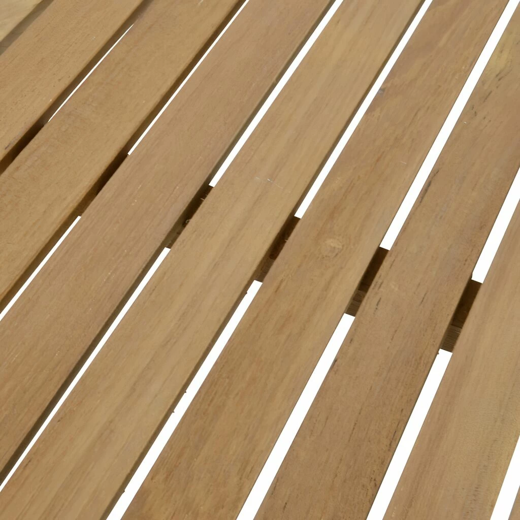 Robuster Alu Gartentisch Mit Teakholzplatte - Esstisch Minzo 5 Robuster Alu Gartentisch Mit Teakholzplatte - Esstisch Minzo – Bild 3