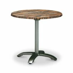 Runder 90cm Tisch Klappbar Mit Anthrazit Gestell - Tisch Anthrazit Ligu