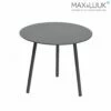 Runder Beistelltisch 50cm Schwarz Aus Aluminium - Kick Beistelltisch -GARTENTRAUM Verkäufe runder beistelltisch 50cm schwarz aus aluminium kick beistelltisch