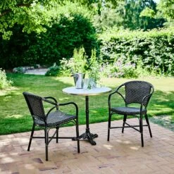 Runder Bistrotisch Aus Eisen Mit Marmoroptik - Bistrotisch Gyda -GARTENTRAUM Verkäufe runder bistrotisch aus eisen mit marmoroptik bistrotisch gyda3