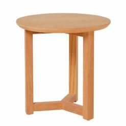 Runder Garten Beistelltisch Aus Teakholz - Modern - Esme Beistelltisch