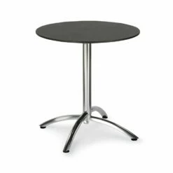 Runder Gartentisch 70cm Klappbar Weiß Oder Grau - Clarere Gartentisch