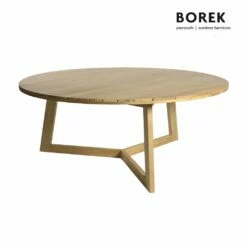 Runder Gartentisch Für 6 Stühle Aus Teakholz - Esstisch Limone