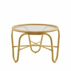 Runder Gartentisch Für Die Outdoor Sofaecke Aus Alu - Kaffeetisch Bjell