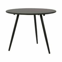 Runder Gartentisch Für Lounge - Schwarz - Moderna Schwarz