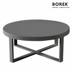 Runder Loungetisch Für Draußen - Borek - Aluminium - Modern - Force Couchtisch