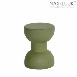 Runder Outdoor Beistelltisch In Grün Von Max & Luuk - Fiberglas - Axel Beistelltisch