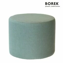 Runder Outdoor Sitzhocker In Grün Von Borek - Desio Hocker