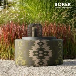 Runder Sitzhocker Für Den Garten Mit Muster - Borek - Desio Hocker -GARTENTRAUM Verkäufe runder sitzhocker fuer den garten mit muster borek desio hocker3