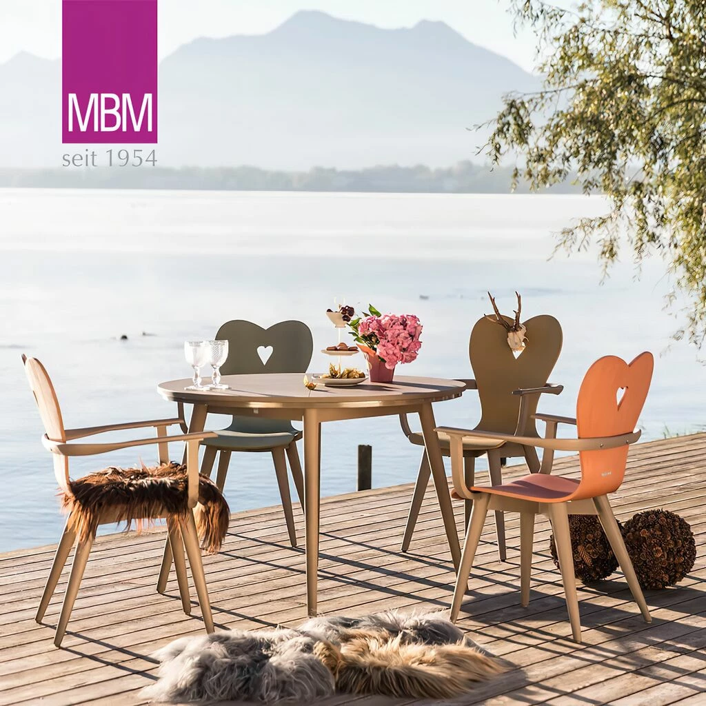 Runder Wetterfester Gartentisch Aus Resysta Von MBM - Tisch Alpenblick 4 Runder Wetterfester Gartentisch Aus Resysta Von MBM - Tisch Alpenblick – Bild 2