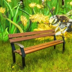 Schlichte Stadtmobiliar Bank Aus Metall Und Holz - Eindride 7 Schlichte Stadtmobiliar Bank Aus Metall Und Holz - Eindride -GARTENTRAUM Verkäufe schlichte stadtmobiliar bank aus metall und holz eindride3