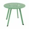 Schöner Beistelltisch Grün Aus Stahl - Rund - Tisch Amelie Grün -GARTENTRAUM Verkäufe schoener beistelltisch gruen aus stahl rund tisch amelie gruen