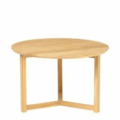 Schöner Runder Gartentisch Aus Teakholz - Abigail Kaffeetisch