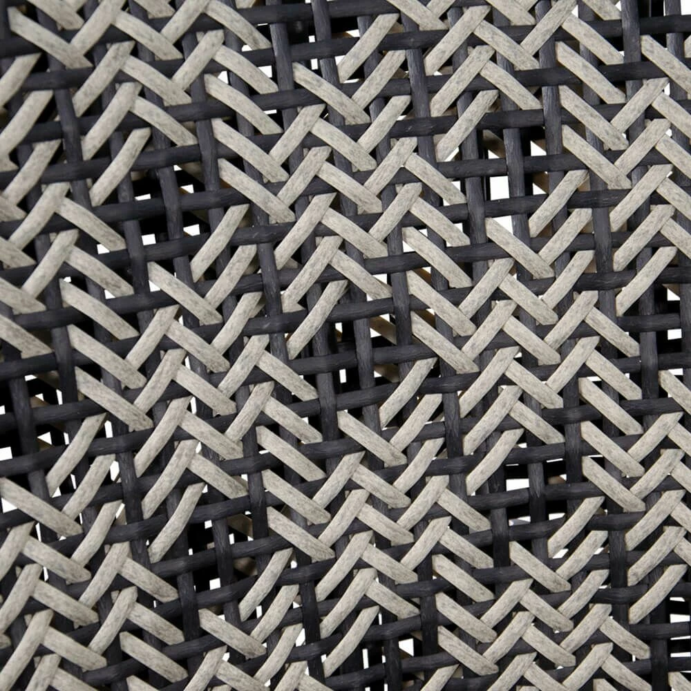 Schwarz-weiße Polyrattan Sitzgruppe Mit Tisch - Möbelset Fantur 5 Schwarz-weiße Polyrattan Sitzgruppe Mit Tisch - Möbelset Fantur – Bild 3