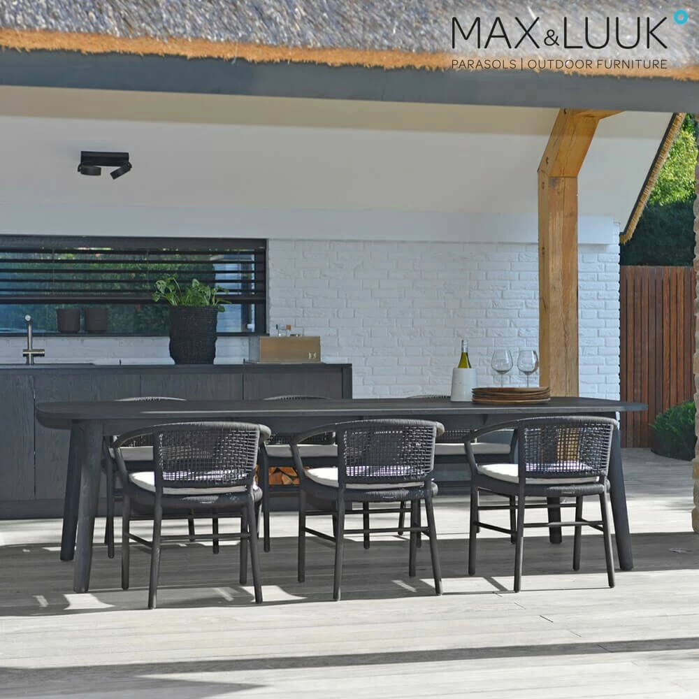 Schwarzer Max & Luuk Stuhl Aus Teak Mit Geflecht Für Den Garten - Kevin Stuhl 7 Schwarzer Max & Luuk Stuhl Aus Teak Mit Geflecht Für Den Garten - Kevin Stuhl – Bild 5