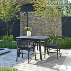 Schwarzer Max & Luuk Stuhl Aus Teak Mit Geflecht Für Den Garten - Kevin Stuhl 13 Schwarzer Max & Luuk Stuhl Aus Teak Mit Geflecht Für Den Garten - Kevin Stuhl -GARTENTRAUM Verkäufe schwarzer max luuk stuhl aus teak mit geflecht fuer den garten kevin stuhl6