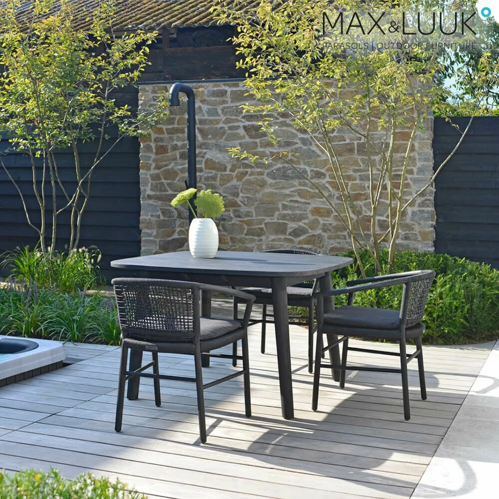 Schwarzer Max & Luuk Stuhl Aus Teak Mit Geflecht Für Den Garten - Kevin Stuhl 8 Schwarzer Max & Luuk Stuhl Aus Teak Mit Geflecht Für Den Garten - Kevin Stuhl – Bild 6