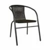 Schwarzer Metallstuhl Stapelbar Für Draußen - Gartenstuhl Nerano -GARTENTRAUM Verkäufe schwarzer metallstuhl stapelbar fuer draussen gartenstuhl nerano