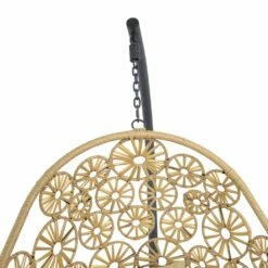 Schwingsessel Mit Polster In Beige - Floral - Schwingsessel Flora -GARTENTRAUM Verkäufe schwingsessel mit polster in beige floral schwingsessel flora4