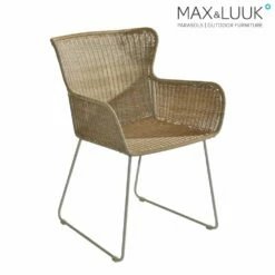 Sessel Für Den Garten Aus Geflecht Und Stahl Von Max & Luuk - Iris Stuhl