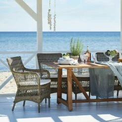 Sessel Für Den Garten Mit Armlehnen In Antikgrau - Gartensessel Malte -GARTENTRAUM Verkäufe sessel fuer den garten mit armlehnen in antikgrau gartensessel malte3