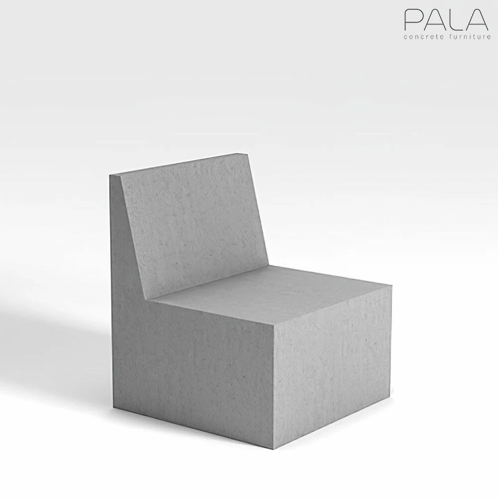 Sitzmodul Aus Beton Als Gartensessel Oder Für Die Loungeecke - Aino 3 Sitzmodul Aus Beton Als Gartensessel Oder Für Die Loungeecke - Aino