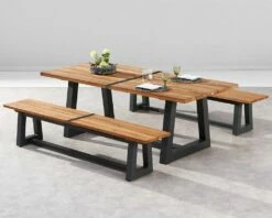 Stabile Sitzgruppe Aus Teak Holz Und Aluminium - Sitzgruppe Tekka -GARTENTRAUM Verkäufe stabile sitzgruppe aus teak holz und aluminium sitzgruppe tekka3