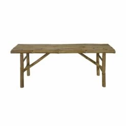 Stabiler Loungetisch Aus Bambusholz 120cm - Kaffeetisch Bambana