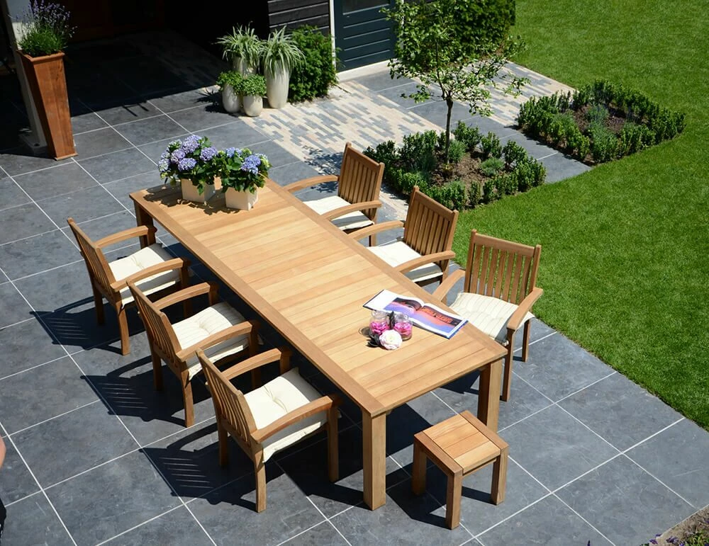 Stapelbarer Gartenstuhl Aus Teakholz - Modern - Ivy Stapelstuhl 6 Stapelbarer Gartenstuhl Aus Teakholz - Modern - Ivy Stapelstuhl – Bild 4