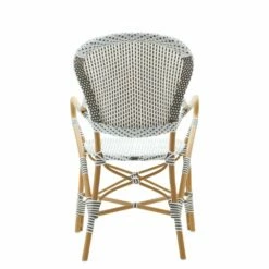 Stapelbarer Gartenstuhl Mit Armlehnen Und Dot Muster - Gartensessel Karina -GARTENTRAUM Verkäufe stapelbarer gartenstuhl mit armlehnen und dot muster gartensessel karina4