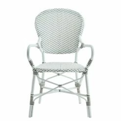 Stapelbarer Gartenstuhl Mit Armlehnen Und Dot Muster In Weiß - Gartensessel Karina 8 Stapelbarer Gartenstuhl Mit Armlehnen Und Dot Muster In Weiß - Gartensessel Karina -GARTENTRAUM Verkäufe stapelbarer gartenstuhl mit armlehnen und dot muster in weiss gartensessel karina3