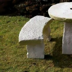 Steinbank Für Runde Tische Für Bis Zu 2 Personen - Senata