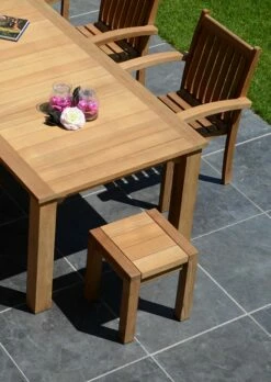 Teakholz Gartenhocker - Modern - Lucy Hocker -GARTENTRAUM Verkäufe teakholz gartenhocker modern lucy hocker3