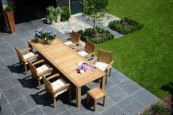 Teakholz Gartenhocker - Modern - Lucy Hocker -GARTENTRAUM Verkäufe teakholz gartenhocker modern lucy hocker4