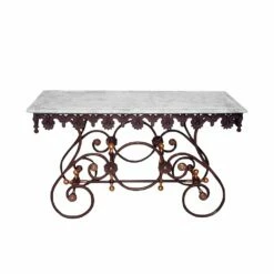 Traditioneller Metzgertisch Aus Schmiedeeisen - Astor