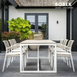 Weißer Aluminium Gartenstuhl Mit Geflecht Aus Ardenza - Borek - Espinho Stuhl -GARTENTRAUM Verkäufe weisser aluminium gartenstuhl mit geflecht aus ardenza borek espinho stuhl4