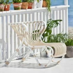 Weißer Loungechair Mit Rückenlehne Aus Alu-Rattan - Loungesessel Minja -GARTENTRAUM Verkäufe weisser loungechair mit rueckenlehne aus alu rattan loungesessel minja3