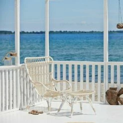 Weißer Relax-Sessel Für Den Garten Mit Hoher Rückenlehne - Gartensessel Elina -GARTENTRAUM Verkäufe weisser relax sessel fuer den garten mit hoher rueckenlehne gartensessel elina3