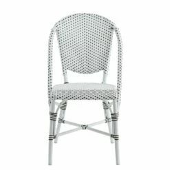 Weißer Stapelstuhl Für Den Garten Mit Punkte Motiv - Gartenstuhl Risa -GARTENTRAUM Verkäufe weisser stapelstuhl fuer den garten mit punkte motiv gartenstuhl risa4