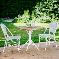 Weißer Stapelstuhl Für Den Garten Mit Punkte Motiv - Gartenstuhl Risa -GARTENTRAUM Verkäufe weisser stapelstuhl fuer den garten mit punkte motiv gartenstuhl risa5