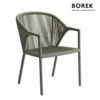 Wetterfester Borek Gartenstuhl In Grau Aus Aluminium - Madeira Stuhl