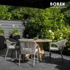Wetterfester Borek Gartenstuhl In Grau Aus Aluminium - Madeira Stuhl -GARTENTRAUM Verkäufe wetterfester borek gartenstuhl in grau aus aluminium madeira stuhl4