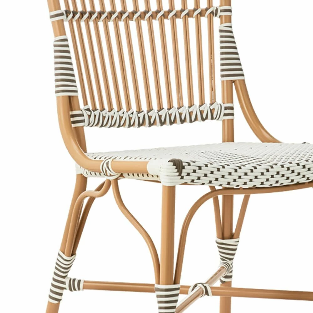 Wetterfester Gartenstuhl Aus Alu Rattan Mit Rückenlehne - Gartenstuhl Levi 4 Wetterfester Gartenstuhl Aus Alu Rattan Mit Rückenlehne - Gartenstuhl Levi – Bild 2